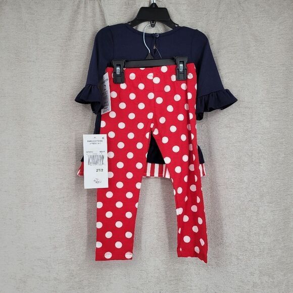 Rare Editions Holiday Christmas Matching Set Nutcracker Girls Toddler 2T NEW - Picture 5 of 6